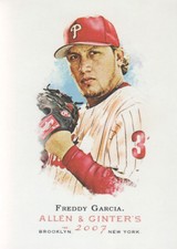2007 Topps Allen & Ginter Baseball #266 Freddy Garcia Philadelphia Phillies
