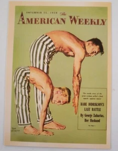 Retro Postcard: The American Weekly Magazine, 1956 Cover - Picture 1 of 4