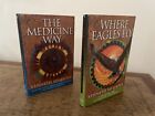 Book Job Lot. 2 X Kenneth Meadows. The Medicine Way. Where Eagles Fly. H/B, D/J.