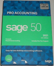 SAGE 50 PRO ACCOUNTING 2021 US EDITION SINGLE USER NEW SEALED