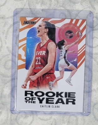 Panini Instant WNBA #CCROY Caitlin Clark Indiana Fever RC 2024 - En mano Foto 1 de 2