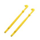 2Plastic Yellow Nail Knot Tying Tool Loop Tyer Hook Tier For Fly Fishing Tackle