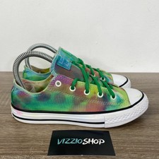 girls green converse shoes