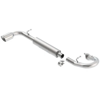 Escape trasero de eje de acero inoxidable tipo S Borla 11813 para Scion TC 2011-2016 2,5 L Foto 1 de 4