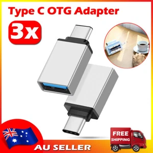 Type C Male to USB A Female OTG Adapter USB Converter USB-C Data OTG Adapter - Picture 1 of 16