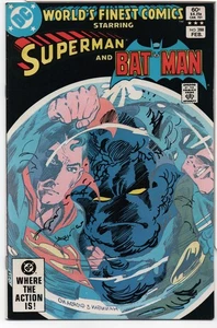 WORLD'S FINEST COMICS #288 – ED HANNIGAN COVER ART – TO HELL AND BACK - DIRECT - Picture 1 of 2