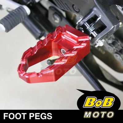 Para Ducati Monster 1100 S/EVO 08-14 13 CNC BUZZ Pies Delanteros Rojos Foto 1 de 4