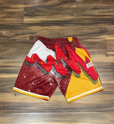 НОВЫЕ мужские Mitchell & Ness Swingman 1993 Rockets ретро шорты M (MSRP: $100,00) - Изображение 1 из 4