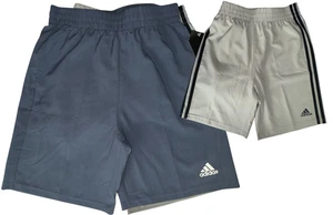 Adidas Shorts 2-Pack Boys Size Large 14/16 Blue & Tan Basketball Athletic - Picture 1 of 5