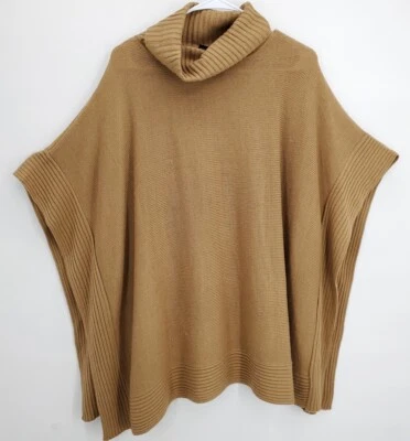 Женский свитер New York & Company зимний с воротником-хомутом и открытыми сторонами вязаный один размер новый без ценников - Изображение 1 из 4