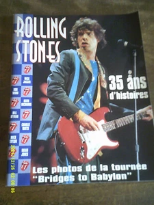 ROLLING STONES 35 ANS D HISTOIRE PHOTOS DE LA TOURNEE BRIDGES TO BABYLON - Picture 1 of 3