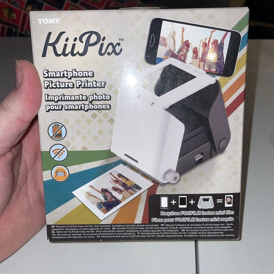 KiiPix Portable Smartphone Picture Printer No Batteries Required - Image 1 of 4