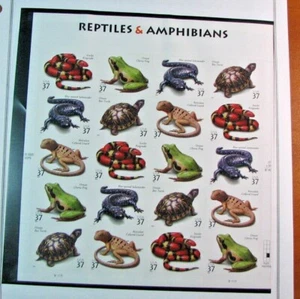 US Pane Sheets Stamp Scott# 3818a Reptiles & Amphibians 2003 MNH L537 - Picture 1 of 1