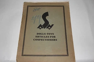 1929 Sales Catalog, "Schelhorn Toys", Dolls Made in Germany, Original 20 pages - Picture 1 of 12