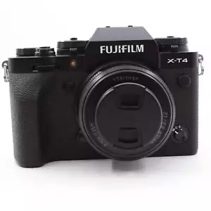* USED * Fujifilm X-T4 Camera (Black) with 27mm TTArtisan Lens NO BATTERY - Picture 1 of 12