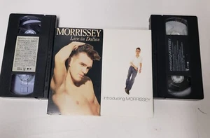 (2) MORRISSEY VHS MUSIC VIDEOCASSETTE TAPES (THE SMITHS FRONTMAN) 1990's - Picture 1 of 13