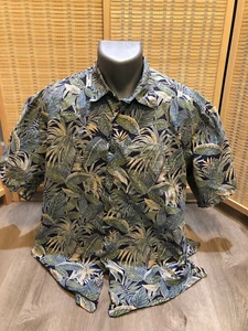 Cooke Street Hawaiihemd mit Knopfleiste Aloha 100% Baumwolle Large Vintage Tropical - Bild 1 von 7
