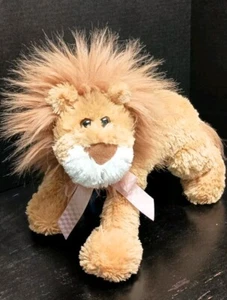 Boyd's Bears Floppy Peluche León "Coraje" Conciencia del Cáncer de Mama Cinta Rosa Ltd - Imagen 1 de 12
