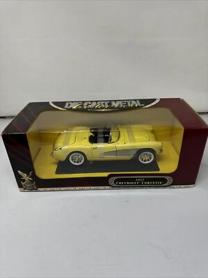 Road Signature 1957 Chevrolet Corvette 1:18 Scale  Yellow - Image 1 of 4