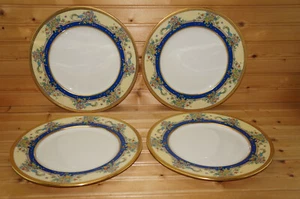 Lenox X94 Golden Peacock (4) Dinner Plates, 10 1/2" Circa: 1920's - Picture 1 of 12