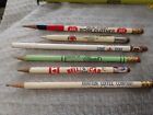 Lot of 6 vintage advertising pencils, Beer, Coffee, clothes, Lehigh Coal
