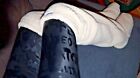 MajestiBallerina Przytulne ocieplacze na nogi i stopy Przytulne skarpetki Overknee unisize beżowy