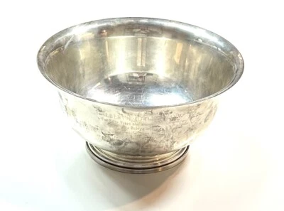 Cartier Sterling Silver Paul Revere Reproduction Candy/fruit Footed Bowl 482g - Image 1 of 4