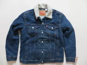 Levi's Jacke Winter Jeansjacke Gr. L NEU ! Richtige Knöpfe Teddy Fell Gefüttert! - Bild 1 von 3