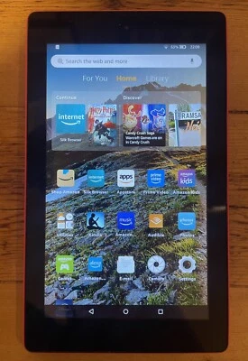 Amazon fire 7 (7th Generation) 12Gb Storage, Red - Image 1 of 4