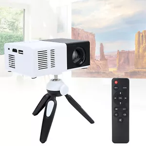 Mini Projector Black And White LED Projection Machine With Stand 100‑240V GSA - Picture 1 of 27