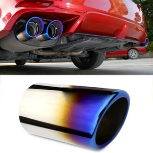 1x Blue Exhaust Pipe End Tip Muffler Fit For Toyota Camry XV70 SE XSE 2018-22 - Imagen 1 de 5