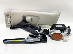 14-16 INFINITI Q50 FRONT LEFT LH DRIVER SEAT BELT RETRACTOR W/ TRIM PANEL OEM - Picture 1 of 3