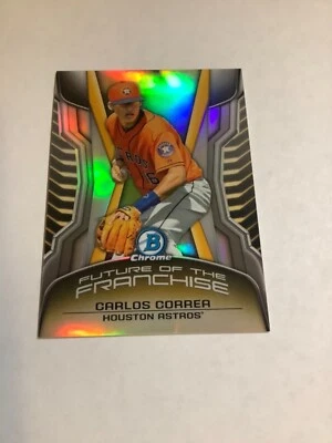 Carlos Correa 2014 Bowman Chrome Draft Future of the Franchise Mini - Image 1 of 2