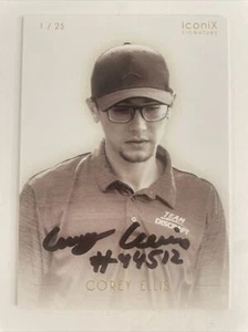 Corey Ellis Brixton Golden Era Disc Golf Card Iconix Signature 1/25 Auto - Picture 1 of 2