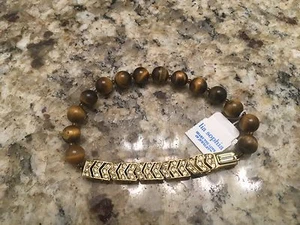 Lia Sophia Tiger Eye Stretch Bracelet NWT - Picture 1 of 1