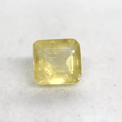 Piedra preciosa suelta facetada forma cuadrada aguamarina sin calefacción 100 % natural de 2 quilates Foto 1 de 3