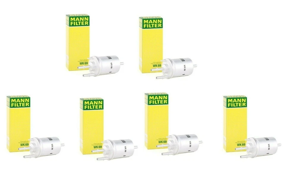 NOVO Conjunto de 6 Filtros de Combustível para Audi A3 TT Quattro VW Beetle Golf GTI Jetta Mann - Imagem 1 de 1