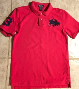 Polo by Ralph Lauren Short Sleeve Polo Shirt Youth XL (18-20) large logo - Picture 1 of 6