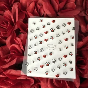 Nail Art Stickers Heart Valentine Decals Manicure DIY Peel & Stick USA Seller! - Picture 1 of 3