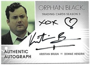 Orphan Black Season 3 (Low Cost) Autograph Card, Insert Card -- Choose from list