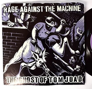 Clean : RAGE AGAINST THE MACHINE "Ghost Of Tom Joad" PURPLE Vinyl45 w/PS @ 1997 - Picture 1 of 6