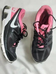 Zapatos para correr Nike Air Max Run Lite 4 para mujer talla 7,5 negros rosa neón 554894-007 - Imagen 1 de 8