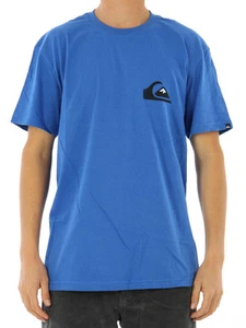 NEU HERREN QUIKSILVER easy does it KURZARM T-SHIRT BLAU SMALL - Bild 1 von 2