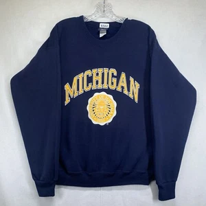 Sudadera De Colección Universidad de Michigan Wolverines Jan Sport Hecha en EE. UU. Grande - Imagen 1 de 14