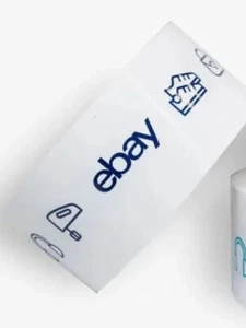 Cintas de embalaje de envío azul de vacaciones de eBay 225' x 2" por rollo blanco oscuro bl - Imagen 1 de 7