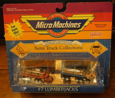 Super Micro Machines #7 LUMBERJACKS- Semi-Truck Collection, Sealed - Image 1 of 4