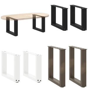 Tischgestell U-Form Tischbeine Tischfüße Couchtischgestell Stahl Untergestell - Bild 1 von 52
