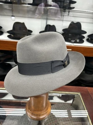 Biltmore Canadian Suede  Gray Men's Fur Felt Hat Made In Canada Size 7 - Image 1 of 4