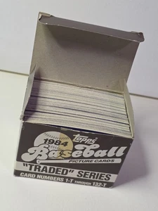 1984 Topps Traded Baseball Partial Set 115/132 Missing Key Cards W/Box - Bild 1 von 2