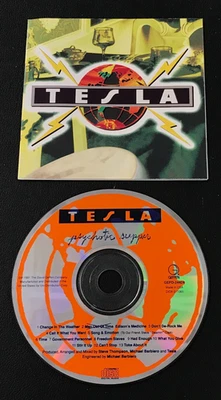 1991 Tesla-Psychotic Supper EX Single Disc CD Geffen Records w/Front Insert WOW! Foto 1 de 4